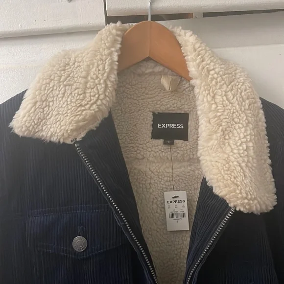 Express Corduroy Sherpa Jacket